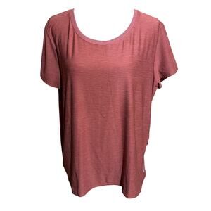 Eddie Bauer Pink Short Sleeve Active Top Women's 2XL